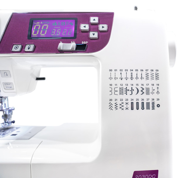 Stitch options on the 2030DC-G