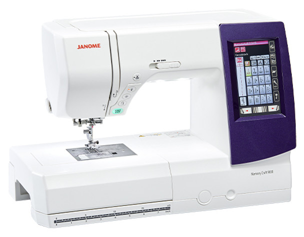 Janome Memory Craft 9850 Sewing and Embroidery Machine with Bonus Package (Demo)