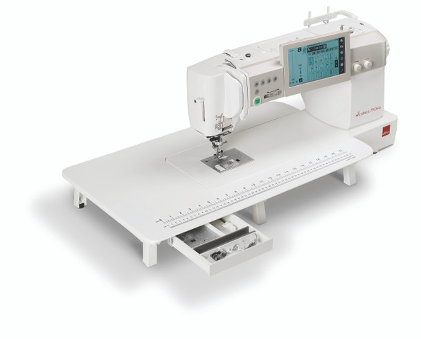 Elna eXcellence 790Pro Quilting Sewing Machine (Compare Janome M7) with Bonus Package with massive table