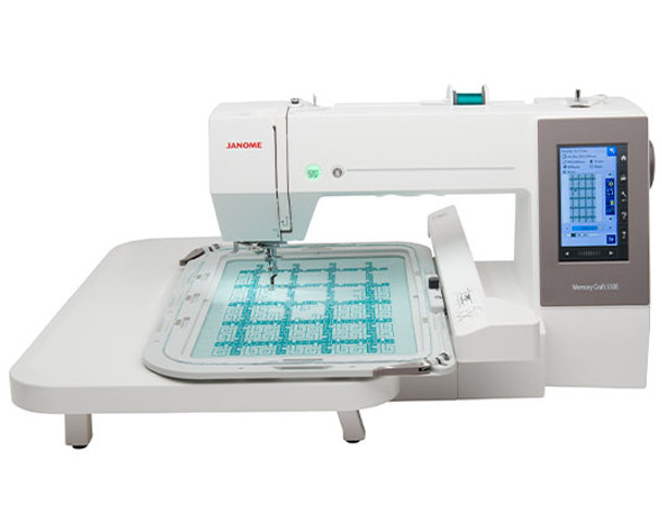 Janome 550, compare to the Elna 830L with table