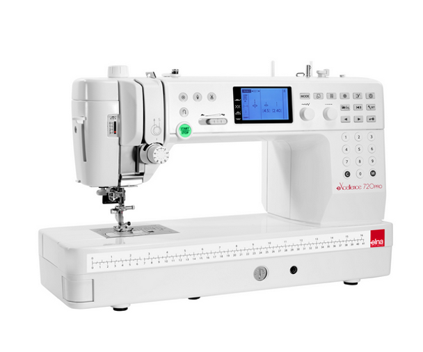 Elna eXcellence 720PRO Quilting Machine, same as Janome 6700P side