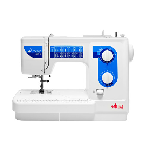 Elna eXplore 340s Mechanical Sewing Machine front