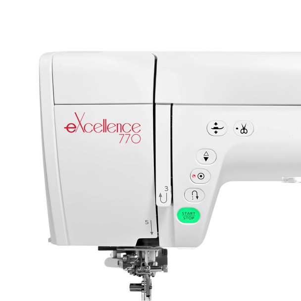 Elna Excellence 770 Computerized Quilting Sewing Machine with Bonus Package head picture