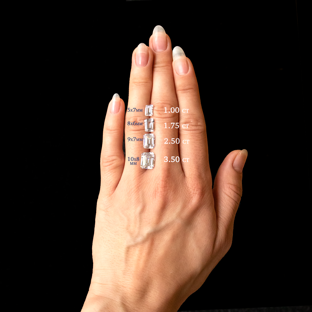 Laura Preshong | Betsy Emerald Cut Solitaire Engagement Ring