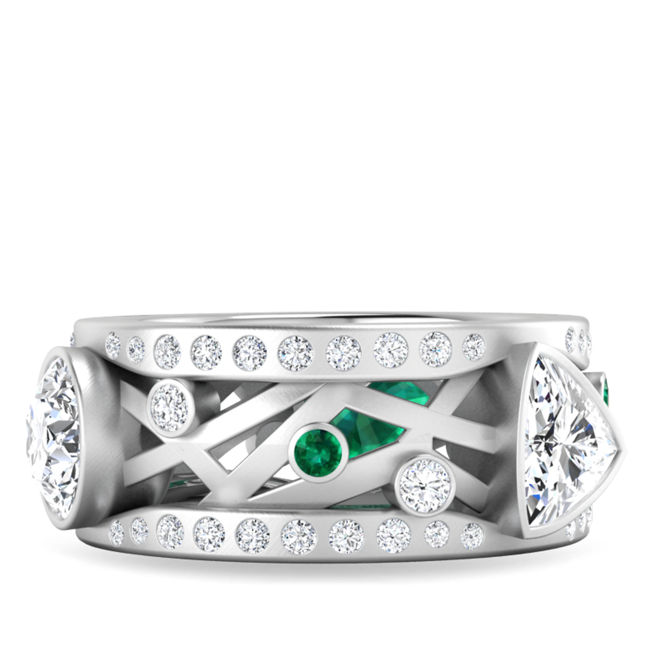 Art Deco Custom Ring - Laura Preshong Ethical Fine Jewelry, Llc