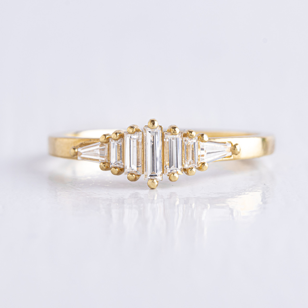 Laura Preshong | Henrietta Baguette Diamond Ring