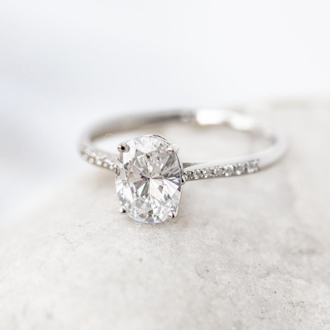 Laura Preshong | Lila Oval Cut Engagement Ring