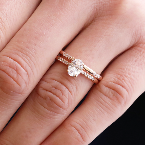 Samantha: 2 carat elongated radiant cut engagement ring | Nature Sparkle
