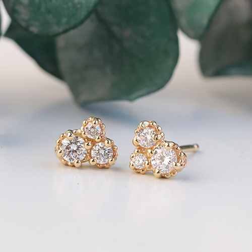 Buy Crisscross Design Diamond Earrings Online | ORRA