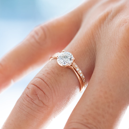 Petite Astrid Champagne Diamond Engagement Ring in Yellow Gold – Unique Engagement  Rings NYC | Custom Jewelry by Dana Walden Bridal