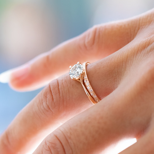 Petite Tempo Ring | Three-Stone Engagement Ring | Melanie Casey