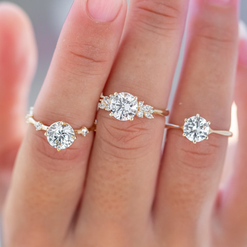 Laura Preshong | Blythe Brilliant Cut Engagement Ring