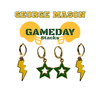 George Mason University Spirit Earring Stack for Patriots game day