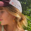 Wearing Spirit Stack with orange statement stars and marron bolts