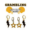 Grambling Spirit Earring Stack For Tigers Game Day
