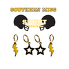 Southern Miss Spirit Earring Stack For Golden Eagles Game Day