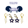 University of Arkansas - Fort Smith Spirit Earring Stack for Lions game day – alternate colorway
