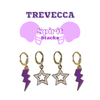 Trevecca Nazarene University Spirit Earring Stack for Trojans game day – alternate colorway