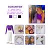 University of Scranton Spirit Earring Stack for Royals game day – inspiration