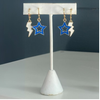 Longwood University Spirit Earring Stack for Lancers game day – gameday accessory
