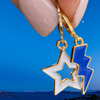 Middle Tennessee State University Spirit Earring Stack for Blue Raiders game day – alternate colorway (no overlay)