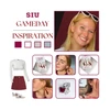 Southern Illinois University Spirit Earring Stack for Salukis game day – inspiration