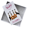 Kalamazoo College Spirit Earring Stack For Fighting Hornets Game Day