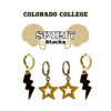 Colorado College Spirit Earring Stack for Tigers game day