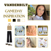 Vanderbilt Commodores game day outfit inspiration with the Vanderbilt Spirit Earring Stack