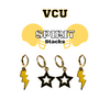 VCU Spirit Earring Stack for Rams Game Day