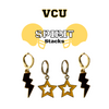 VCU Spirit Earring Stack for Rams Game Day