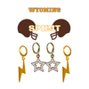 University of Wyoming Spirit Earring Stack for Cowboys and Cowgirls game day