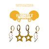 University of Wyoming Spirit Earring Stack for Cowboys and Cowgirls game day – inspiration