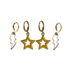 University of Wyoming Spirit Earring Stack for Cowboys and Cowgirls game day – alternate colorway