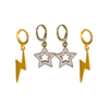 University of Wyoming Spirit Earring Stack for Cowboys and Cowgirls game day – gameday accessory