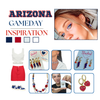 Arizona Wildcats game day outfit inspiration with the Arizona Spirit Earring Stack