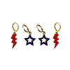 University of South Alabama Spirit Earring Stack for Jaguars game day – (no overlay)
