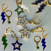 North Georgia Technical College Spirit Earring Stack for Wolves game day – alternate colorway