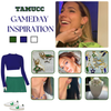 Texas A&M-Corpus Christi Spirit Earring Stack for Islanders game day – wearing