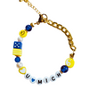 umich gameday bracelet in gold