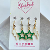 Washington University in St. Louis Spirit Earring Stack For Bears Game Day