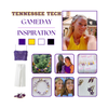 Tennessee Tech Golden Eagles game day outfit inspiration with the Tennessee Tech Spirit Earring Stack