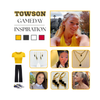 Towson Tigers game day outfit inspiration with the Towson Spirit Earring Stack