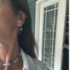 Wearing the Abilene Christian Classic Gameday Earring Stack for Wildcats game day