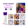 High Point Panthers game day outfit inspiration with the High Point Spirit Earring Stack