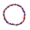 uva, auburn orange and blue tailgate bracelet