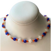 UVA, Auburn tailgate college necklace, perfect for UVA or Auburn University or University of Florida Gators