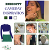 Endicott College Gulls game day outfit inspiration with the Endicott College Classic Gameday Earring Stack