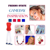 Fresno State Spirit Earring Stack for Bulldogs game day – inspiration