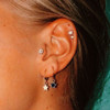 wearing baby blue stars and baby white stars